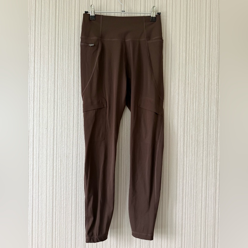 Hiking - Merrel Sweaty Betty Power 7/8 Leggings in Chocolate Brown